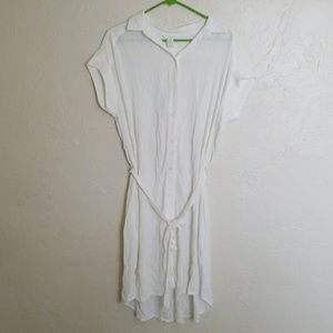 H&M White Shirt Dress